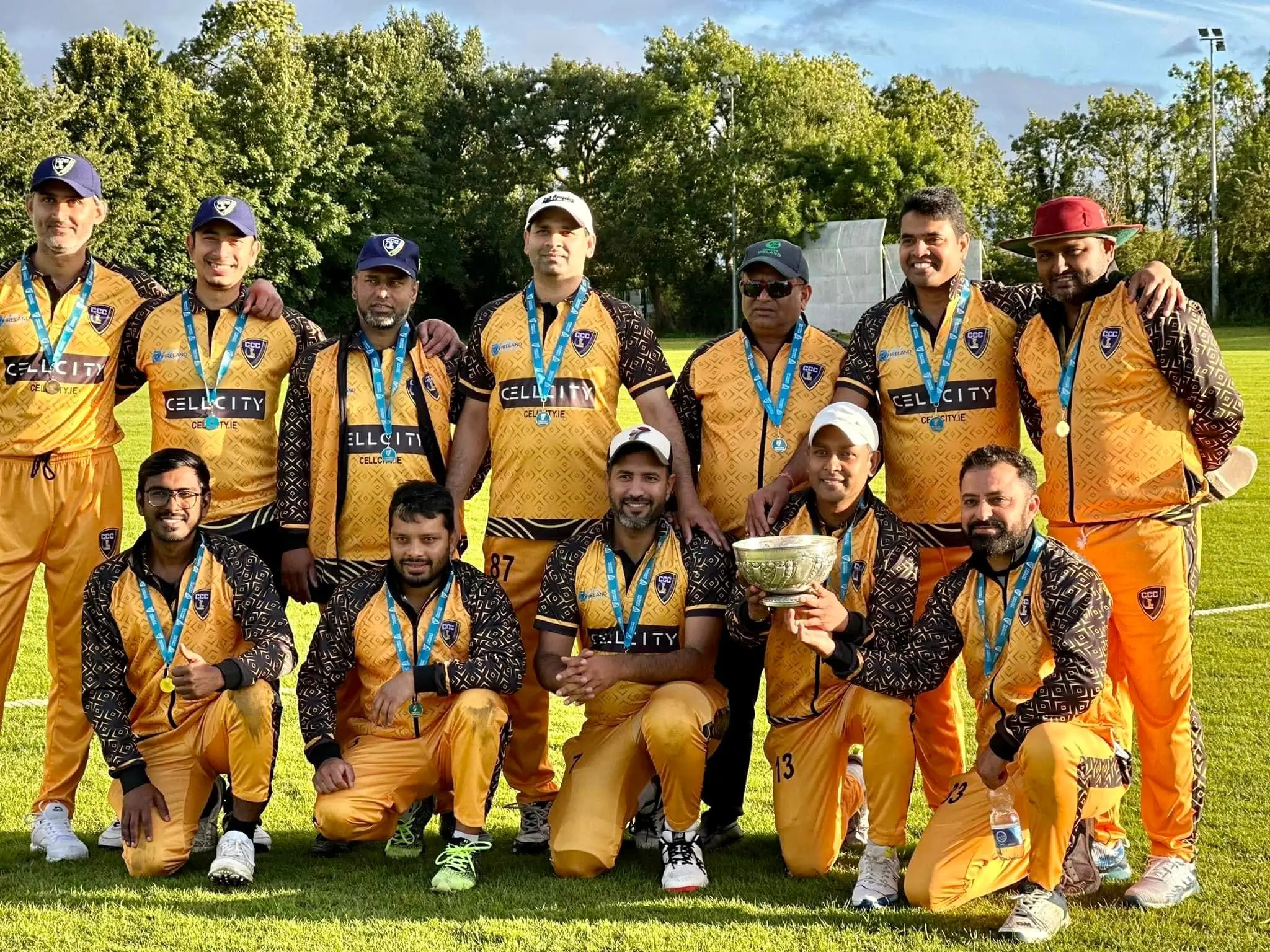 clondalkin cricket club winnint match